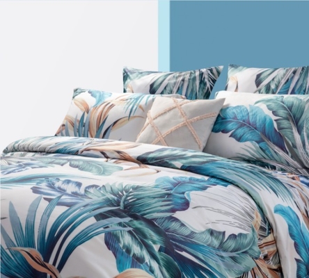 Set di copertura per coperte di cotone a stampa digitale Twin XL