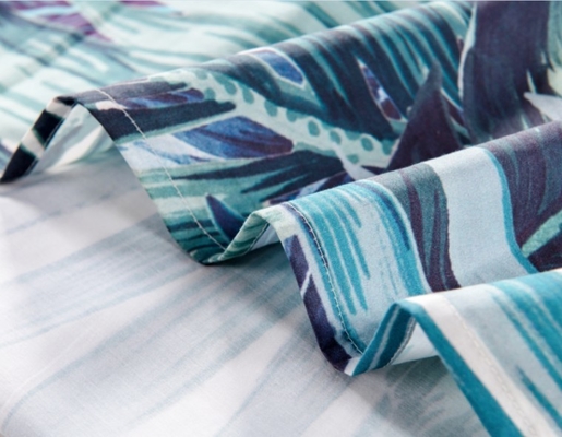 Set di copertura per coperte di cotone a stampa digitale Twin XL