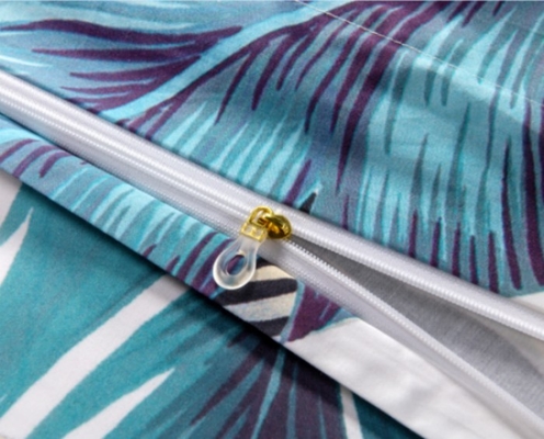 Set di copertura per coperte di cotone a stampa digitale Twin XL