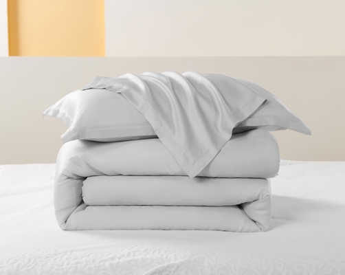OEM Tencel Lyocell Comforter Set Bianco Comodo Twin Comforter Set