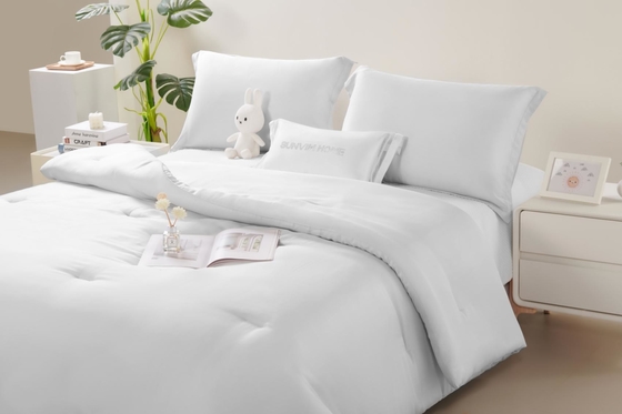 OEM Tencel Lyocell Comforter Set Bianco Comodo Twin Comforter Set