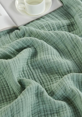 100% di cotone copertina di muselina Re sostenibile copertina di muselina leggera