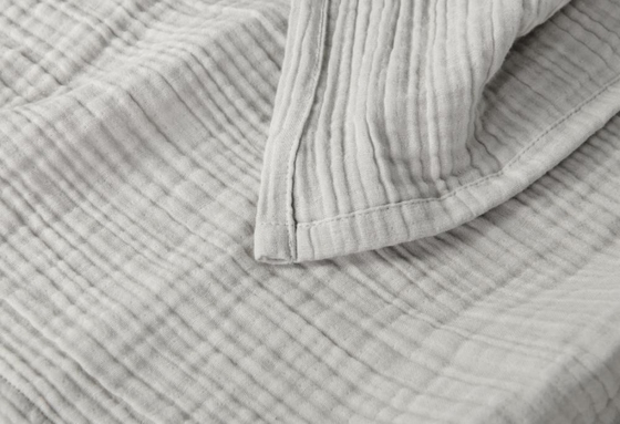 Gentile per la pelle sensibile Xl Copertura di Mussolino Grigio Copertura di Mussolino