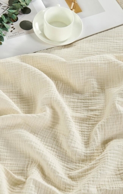 OEM Beige Muslin Blanket Oeko Tex Coperte pesate per adulti