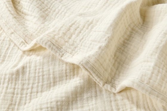 OEM Beige Muslin Blanket Oeko Tex Coperte pesate per adulti