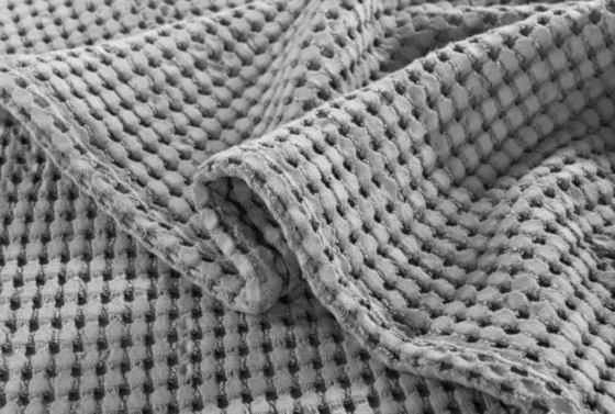 Pelle amichevole 100% di cotone Waffle copertura OEM Waffle Weave Twin Copertura