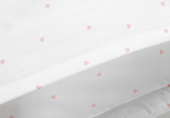 Set di coperte di cotone bianco stampato
