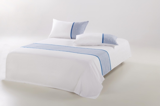 60 cotone 40 lenzuola di poliestere bianca lenzuola di poliestere set letto hotel