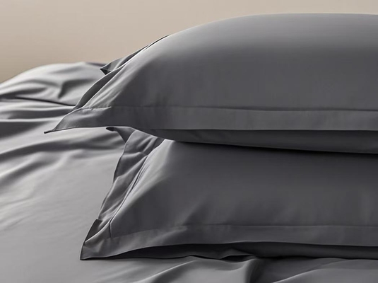 Set di piumino in Tencel Lyocell OEM Grigio scuro, confortevole, singolo