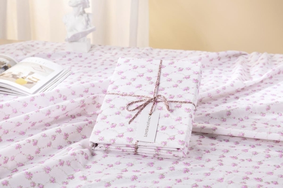 Mensola rosa floreale cotone Mensola sostenibile per la casa 60x90 60x120